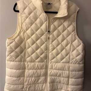 Women's white Quilted Vest ZEROXPOSUR XXL